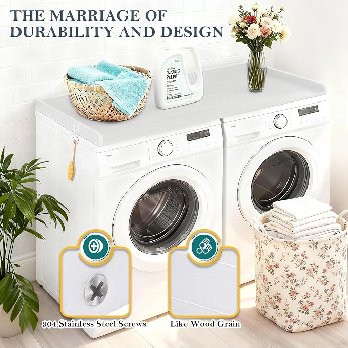 HDPE Washer Dryer Countertop, Washer and Dryer Topper - Image 6