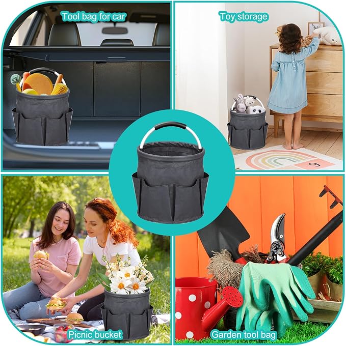Cleaning Caddy for Cleaning Supplies, 17L Cleaning Supply Caddy - Image 7