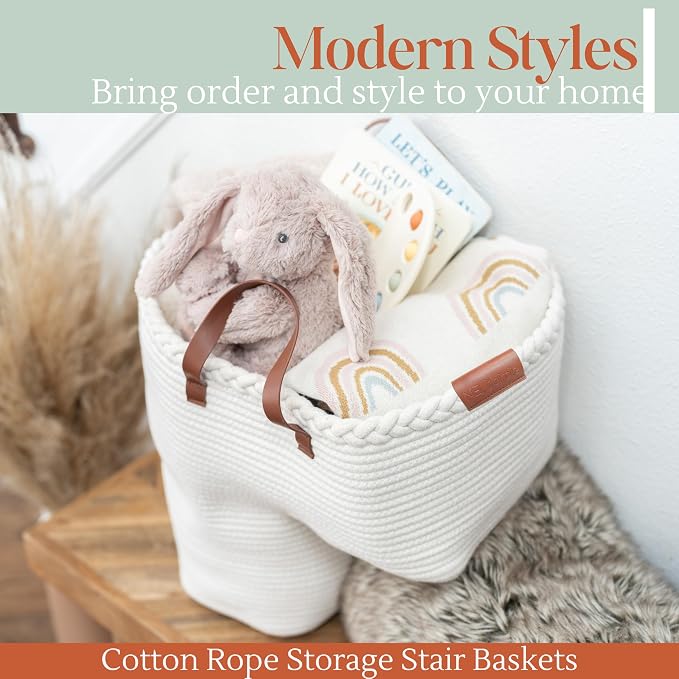 Stair Basket for Carpeted & Wooden Stairs - Image 7