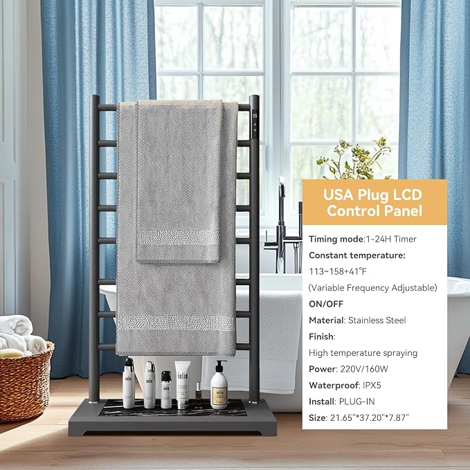 Freestanding Heated Towel Racks - Image 7