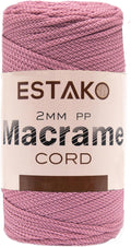 Estako 2 mm PP Polyester Macrame Cord 100% Polypropylene Perfect Supplies by Estako