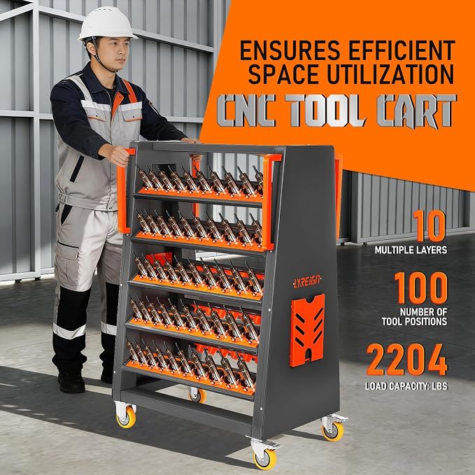 NUOBESTY CNC Tool Rack, BT40/CAT40 Tool Rack Organizer - Image 3