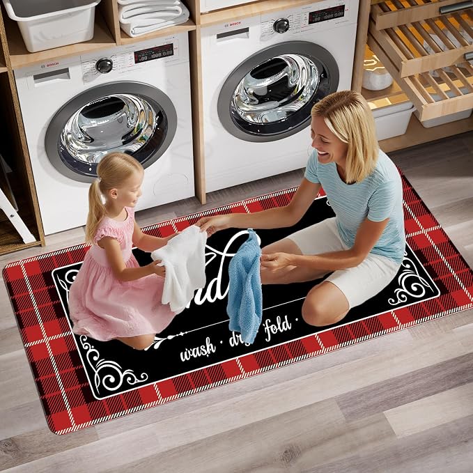 Non-Slip Laundry Room Rug Runner - Image 5