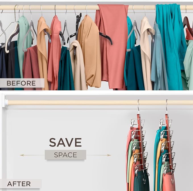 MORALVE Skirt Hangers Space Saving - Image 3