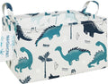 LANGYASHAN Rectangular Storage Bin Collapse Canvas Fabric Cartoon Storage Basket by LANGYASHAN