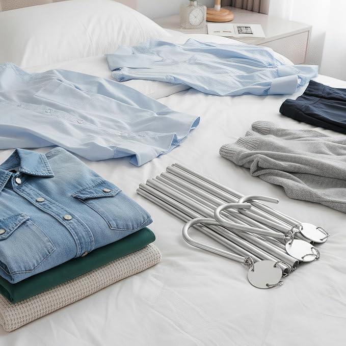 Travel Hangers Foldable Aluminum 3 Pack – Light and Portable Suitcase Clothes - Image 6