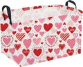 Sanjiaofeng Rectangular Valentine's Day Basket Love Storage Bins, Girls Storage by Sanjiaofen