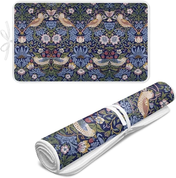 William Morris Strawberry Thief Pattern Ironing Mat Portable Ironing Pad - Image 6