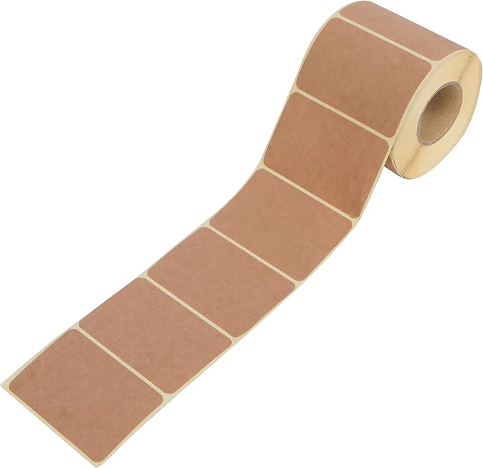 Camp Galaxy 2x3 Inch Natural Brown Kraft Stickers - Image 3
