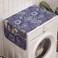 Lunarable Paisley Washing Machine Organizer, Tribal Inspired Floral Design by Lunarable