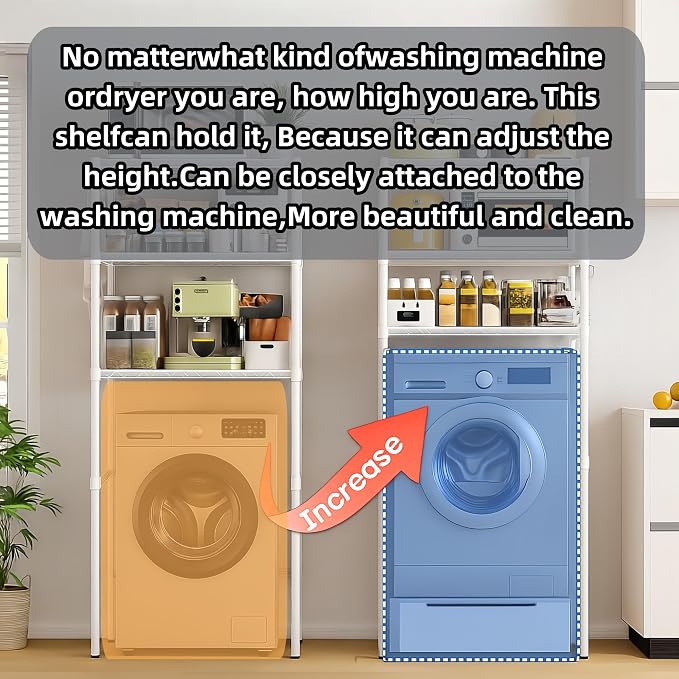 The Storage Rack Above The Washing Machine, and Refrigerator has Been Widened - Image 5