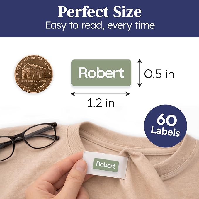 Clothing Labels for Nursing Home Green - Image 6