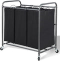 Laundry Sorter Hamper with Wheels, Heavy-Duty Laundry Sorter Rolling Cart by Unknown