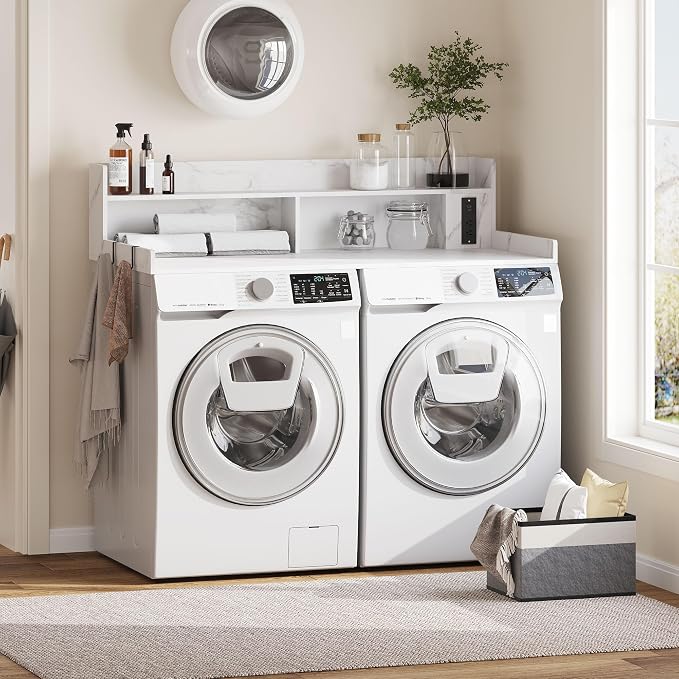 Upgraded 2-Tier Washer and Dryer Countertop - Image 4
