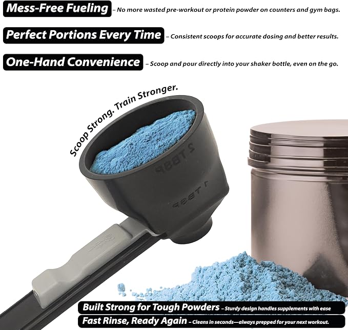 NEW VERSION: Slide Scoop the original measuring scoop + funnel No spill - Image 3