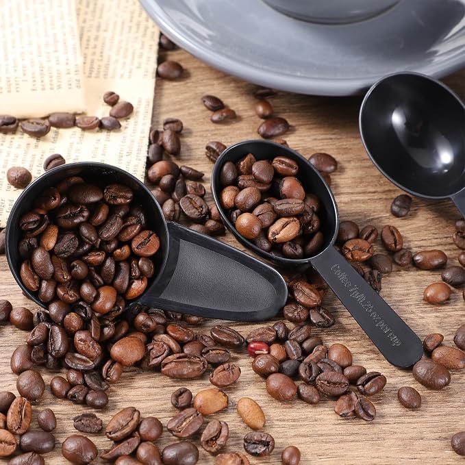 5 Pack Small Scoops for Canisters, Plastic Coffee Measuring Spoons, Short - Image 6