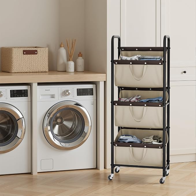 GRANNY SAYS 3 Tier Laundry Sorter, Laundry Basket - Image 6