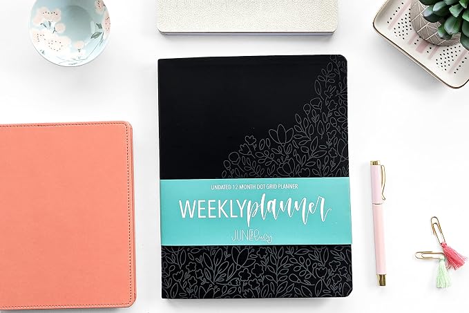 Weekly Planner - Cute Dot Bullet Paper Planner Notebooks and Journal - Image 2