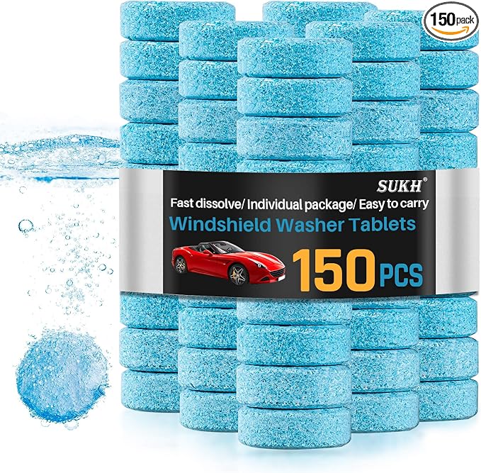 Sukh 150 Car Windshield Washer Tablets by Sukh