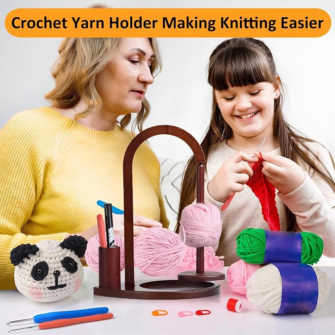 Joyeee Magnetic Wooden Yarn Holder - Image 3