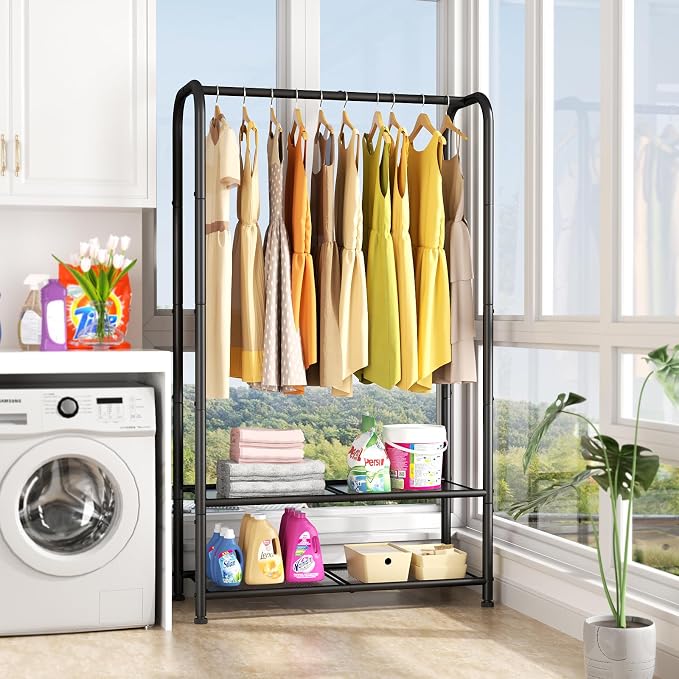SINGAYE Coat Clothes Storage Organizer Garmen Rack Portable Closet Clothing - Image 5