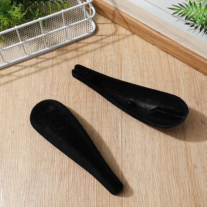 10Pcs Velvet Hangers with Shoulder Form Flocking Clothes Hanger Shoulder Forms - Image 8