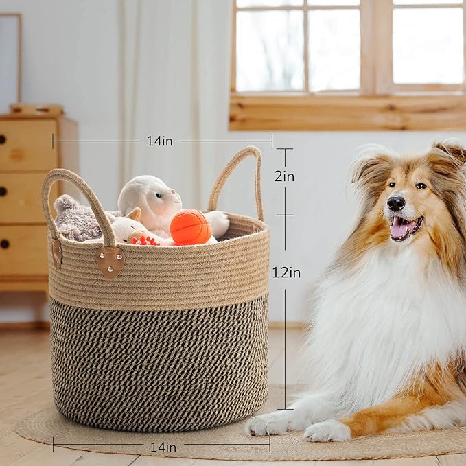 CHICVITA Wicker Laundry Basket - Image 5
