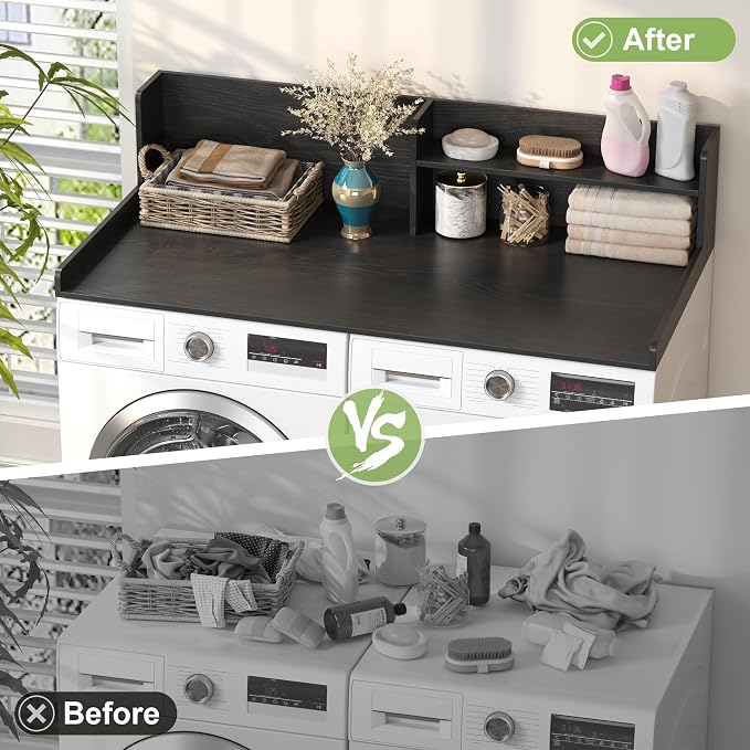 Washer Dryer Countertop, Over The Washer Dryer Folding Shelf - Image 5