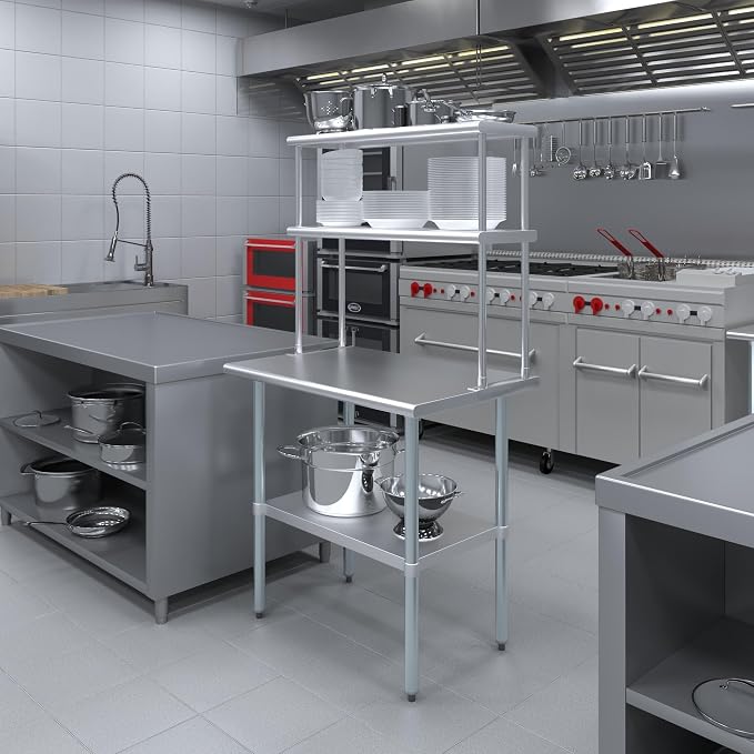 AmGood Double OverShelf Stainless Steel NSF - Image 6