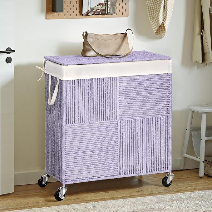 WOWLIVE Double Laundry Hamper - Image 3