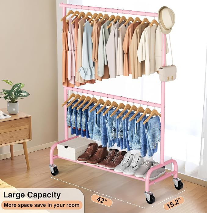 MISSLO Heavy Duty Clothing Racks - Image 3