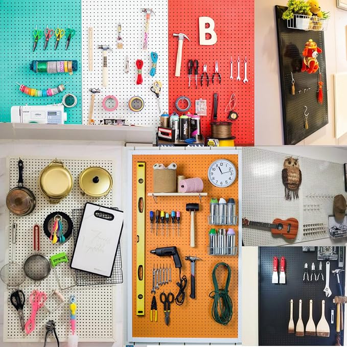 Calax 338PCS Pegboard Hooks Organizer Kit, Fit 1/8 or 1/4 inch Peg Board - Image 9