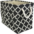 DII Polyester Container with Handles, Lattice Storage Bin by DII