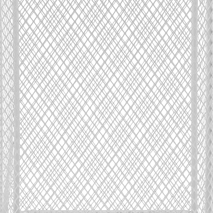 Laundry Basket with Wheels, Metal Mesh Storage Cart with Handles, Rolling Mesh - Image 7