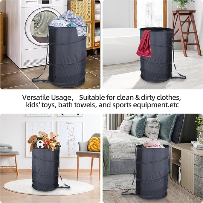 BATTOO Collapsible Laundry Baskets- Foldable Hamper - Image 7