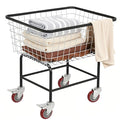 Extra-Large Rolling Laundry Cart by Unknown