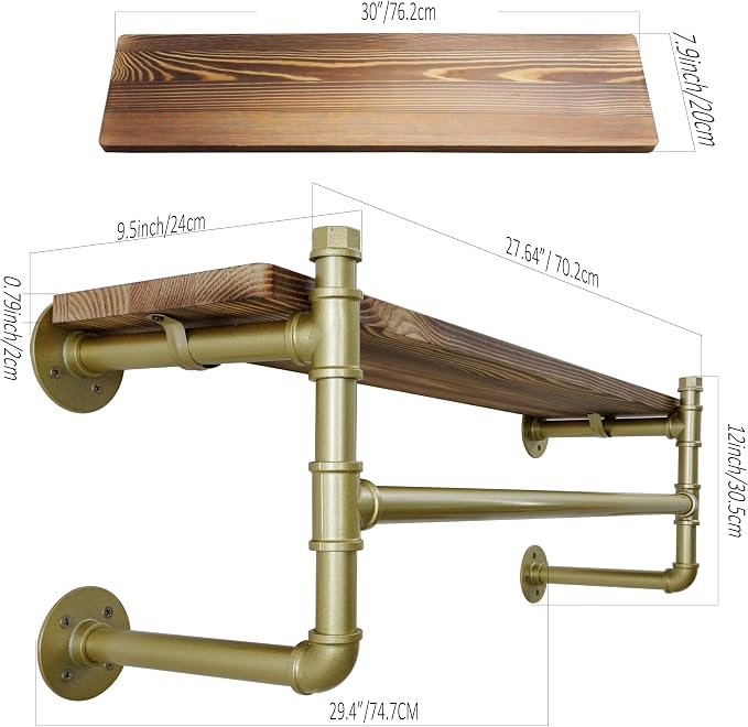 WEBI Wall Mounted Clothes Rack - Image 3