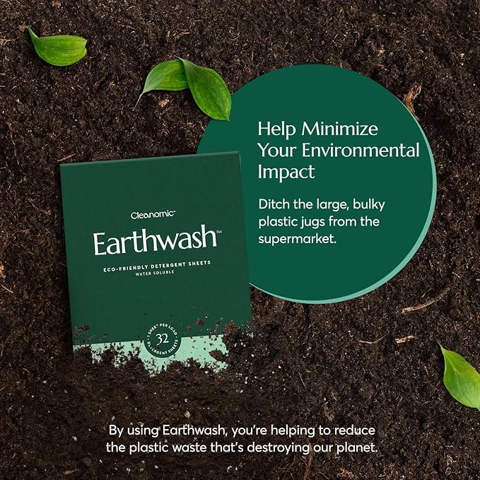 Earthwash Laundry Detergent Strips Scent-Free Hypoallergenic - Image 6