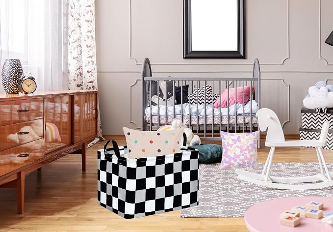 Rectangle Gift Shelf Nursery Storage Basket Laundry Hamper Storage Box and Bins - Image 6