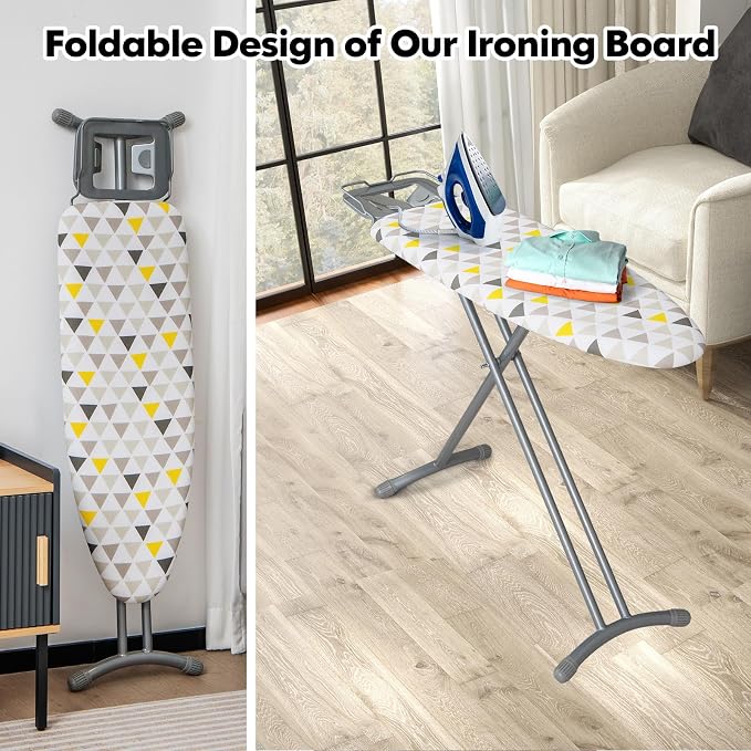 COSTWAY Ironing Board Full Size, Foldable Iron Stand - Image 8