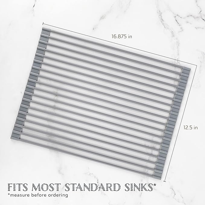Oizeir Roll Up Dish Drying Rack - Image 2