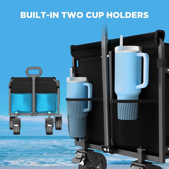 Wagons Carts Foldable, Beach Wagon - Image 5