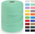 Macrame Cord 4mm x 328yd | 100% Natural Cotton Macrame Rope | 4 Strand Twisted by MacraBoho