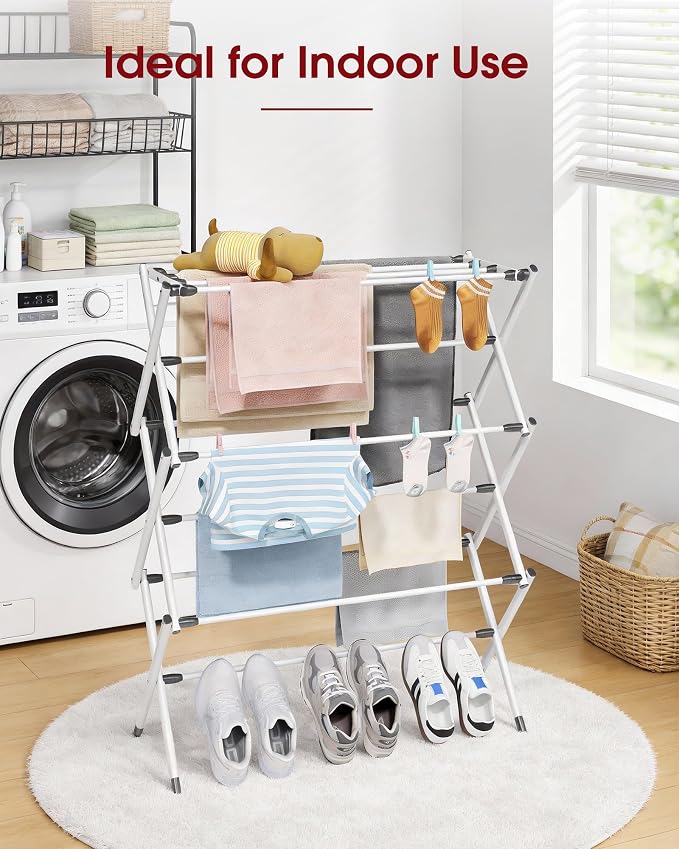 Foldable Clothes Drying Rack – Metal Laundry Drying Rack - Image 7