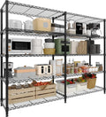 5-Tier Heavy Duty Metal Shelving Unit, Adjustable Height & Feet, Sturdy by OUTGOODS