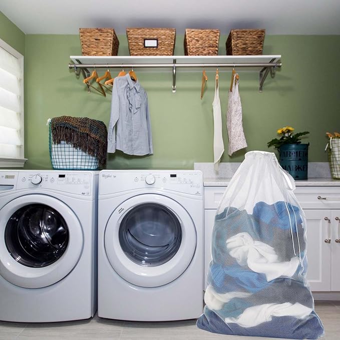 Mesh Laundry Bag With Drawstring - Image 7