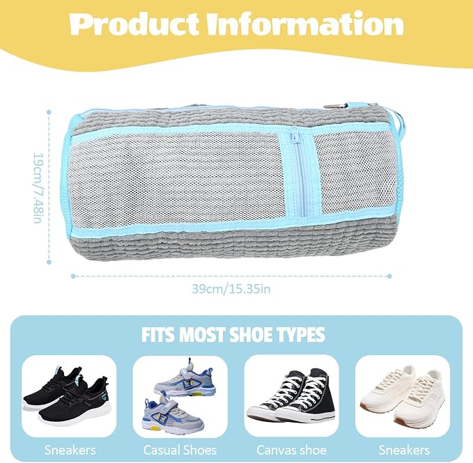 Shoe Washing Machine Bag, Reusable Laundry Shoe Bag - Image 2