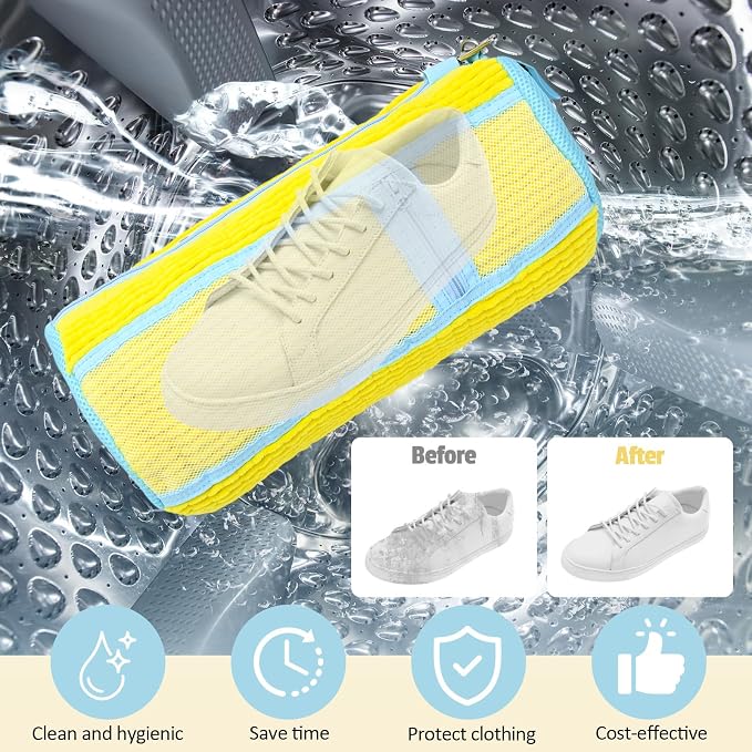Shoe Washing Machine Bag, Reusable Laundry Shoe Bag - Image 4