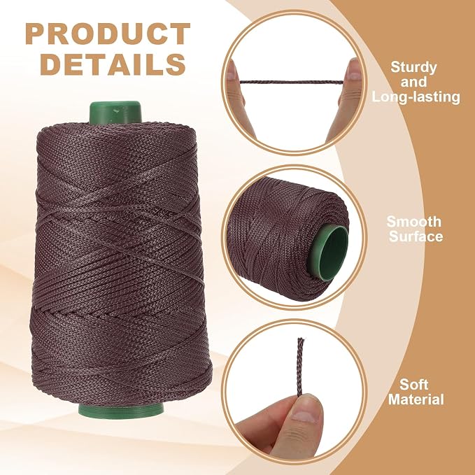 YELARXI Polyester Macrame Cord, 3mm x 219 Yards Polypropylene Macrame Cords - Image 3