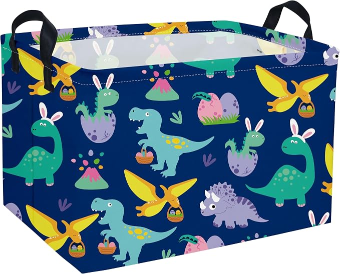 Rectangular Easter Dinosaur Basket, Dinosaur Easter Baskets by Sanjiaofen